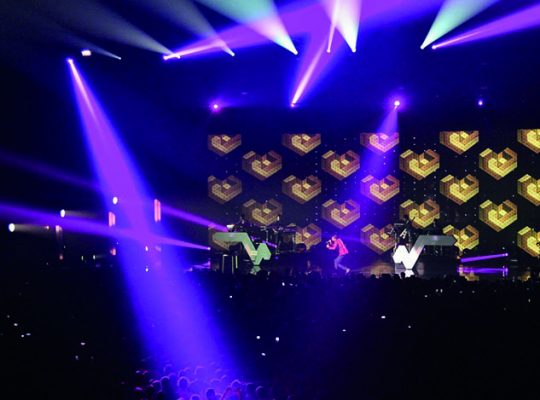 Scène concert Stromae Antarès Le Mans