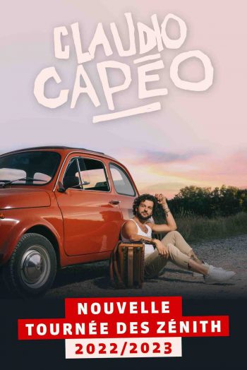 Affiche Claudio Capéo concert Antarès Le Mans